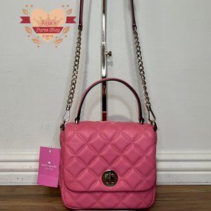 ❤️Kate Spade NY Quilted Leather Satchel & Xbody Purse❤️